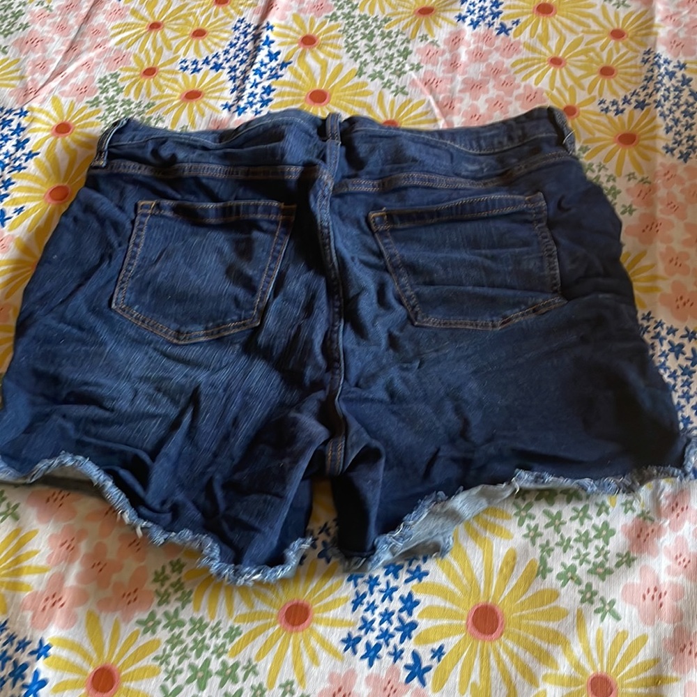 Torrid Button Fly Denim Shorts - Picture 4 of 7